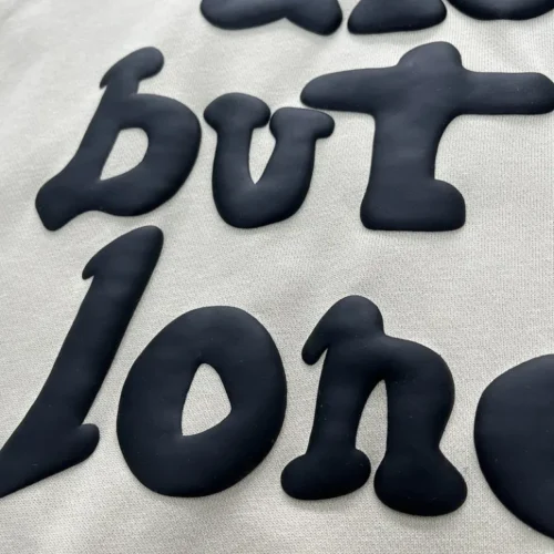 Broken Planet Market Alone But Not Lonely Hoodie White - Image 3