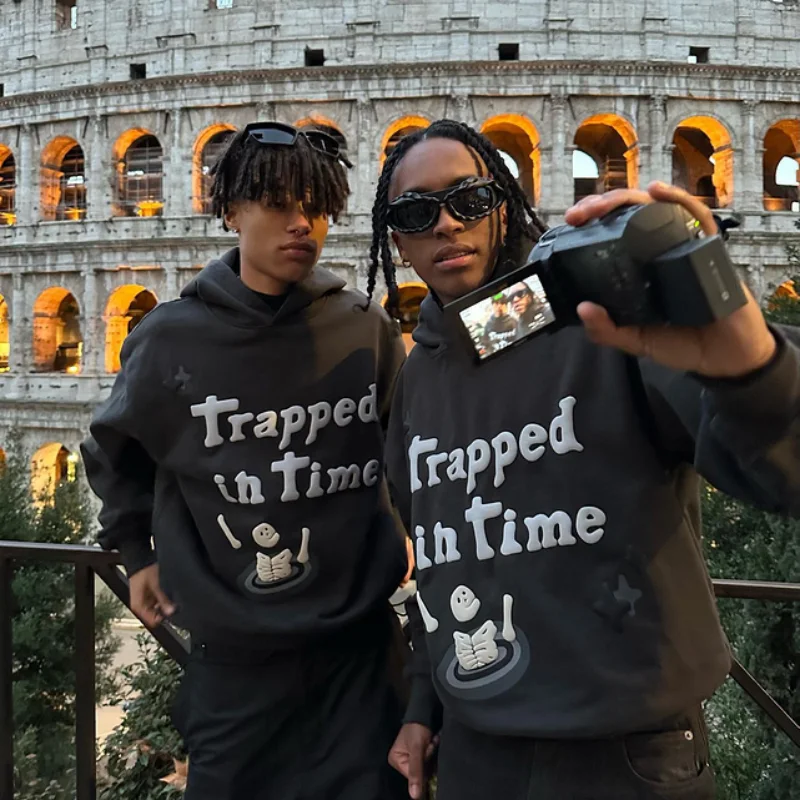 Broken Planet Trapped In Time Hoodie - Image 4