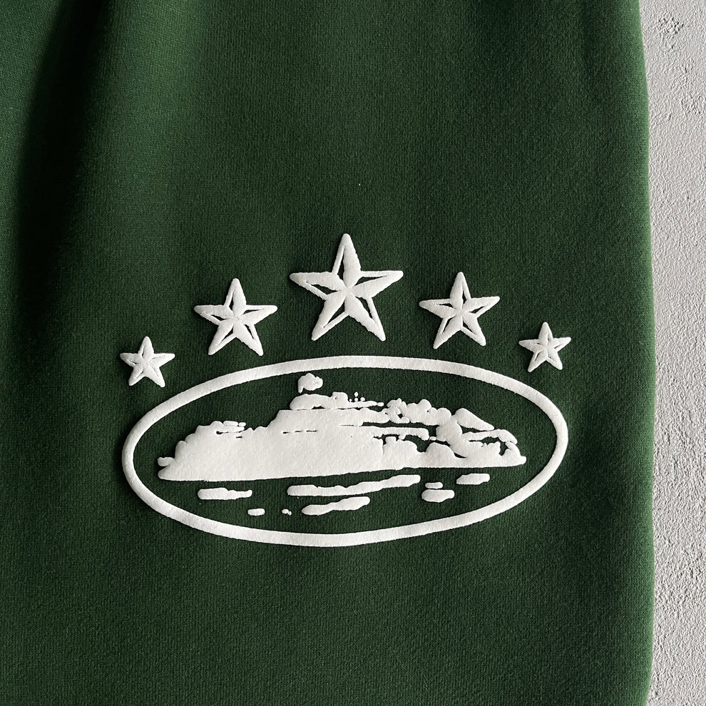 Corteiz 5 Starz Alcatraz Jogging - (GREEN) - Image 3