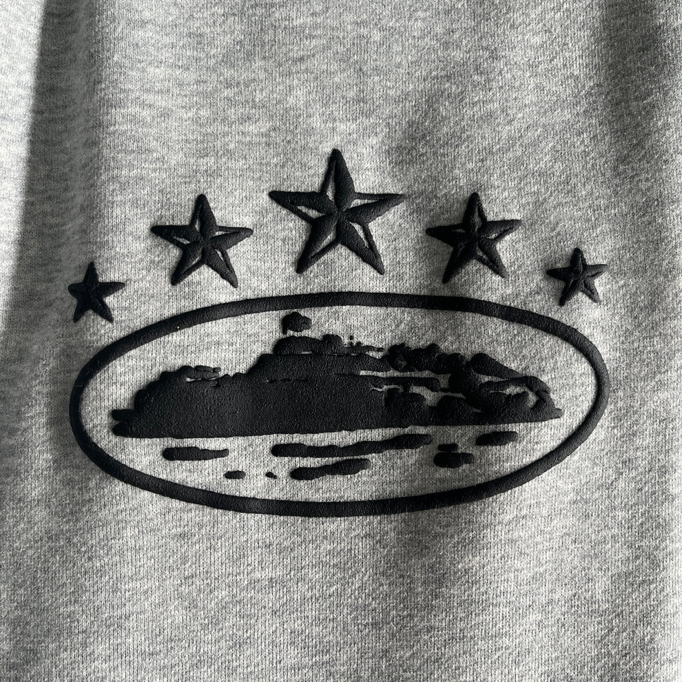 Corteiz 5 Starz Alcatraz Jogging - (GREY) - Image 3