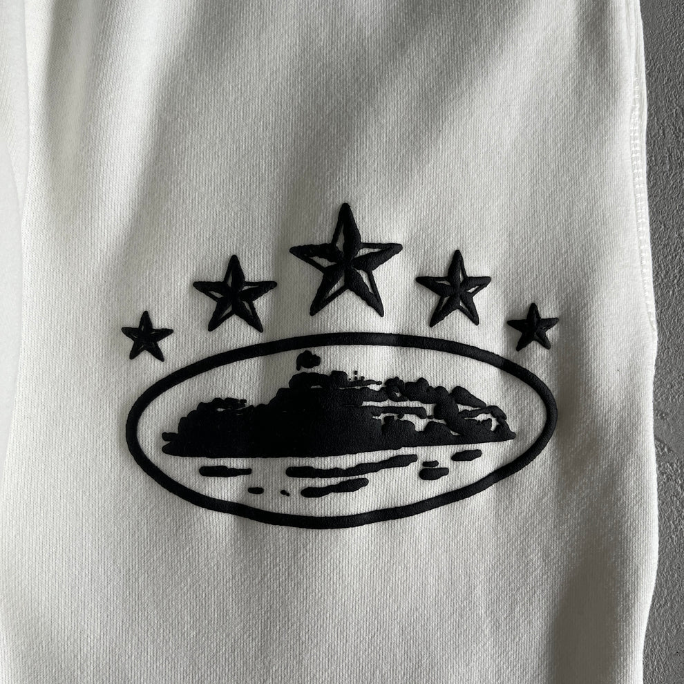 Corteiz 5 Starz Alcatraz Jogging - (WHITE) - Image 3
