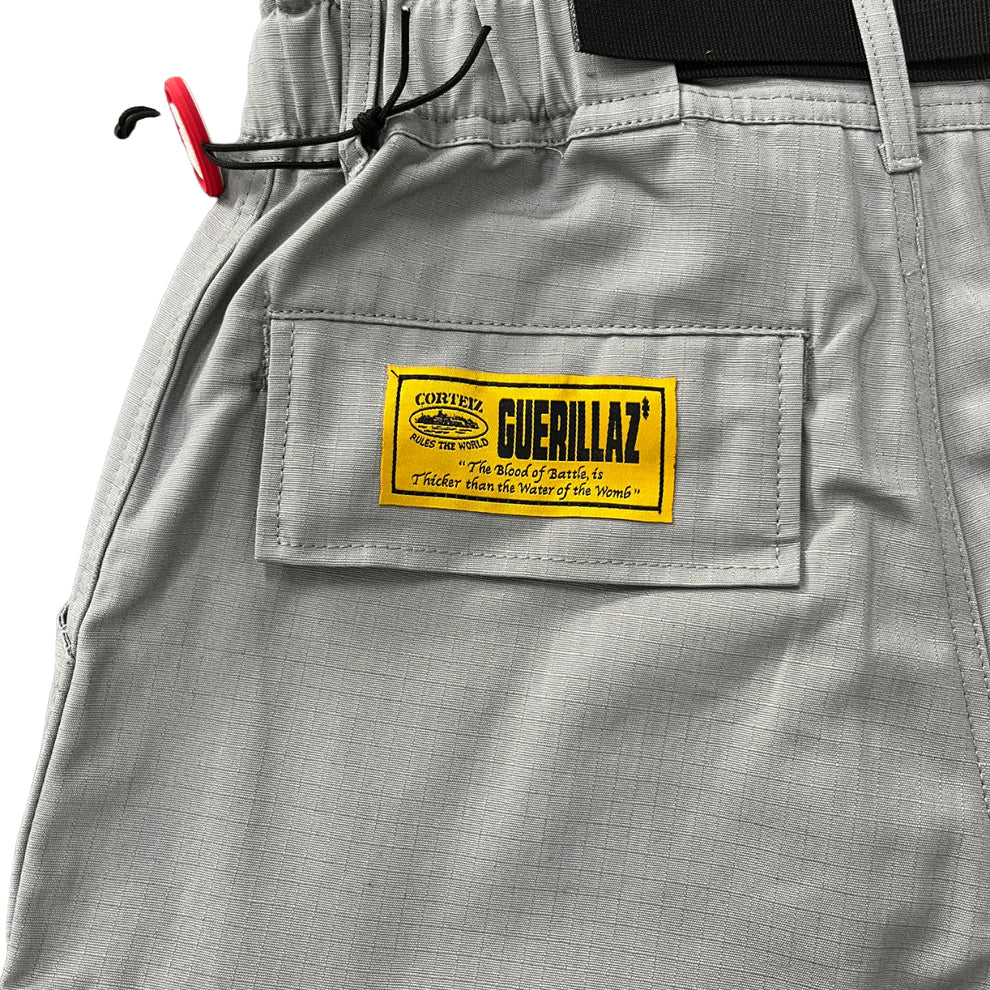 Corteiz Cargo Short - Grey/White - Image 4