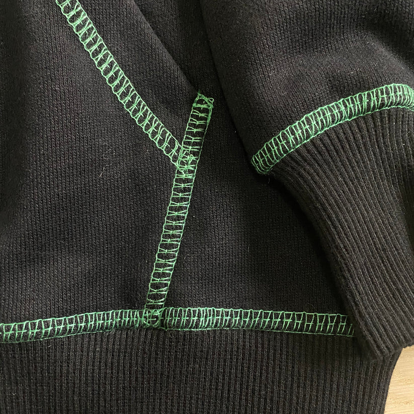 Corteiz Superior Hoodie - (BLACK/GREEN) - Image 3