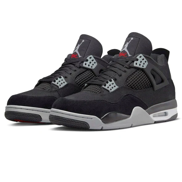 Jordan 4 Retro 'Black Canvas' - Image 2