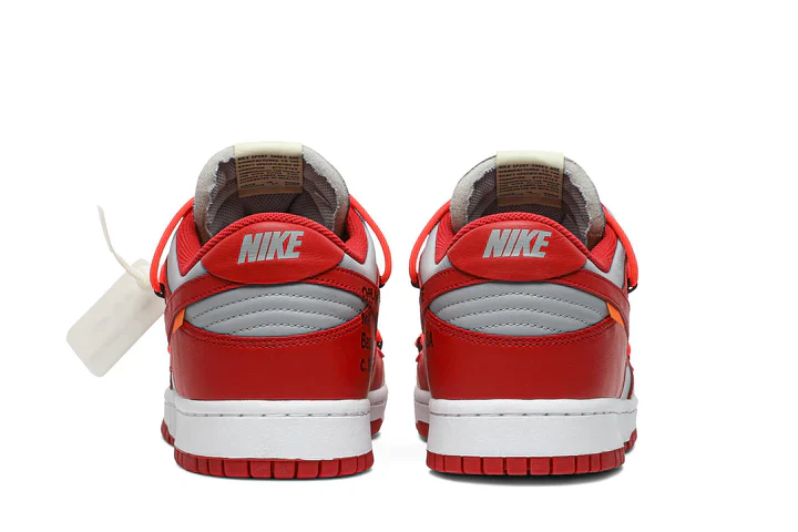 Nike Dunk Low Off-White University Red - Image 3