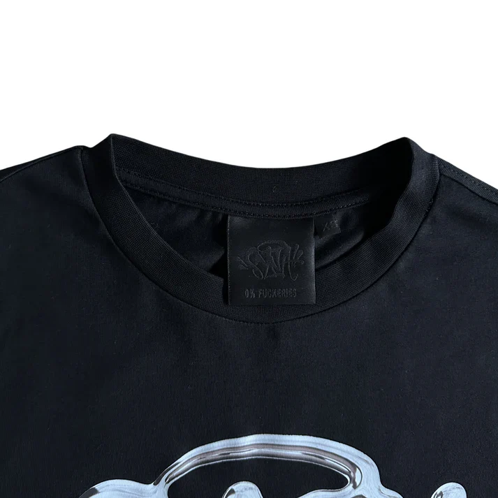 Syna World Chrome Tee Short Sleeve T-shirt - Black - Image 4