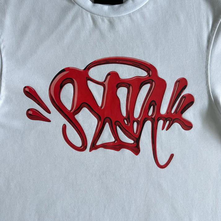 Syna World Chrome Tee Short Sleeve T-shirt - White - Image 3