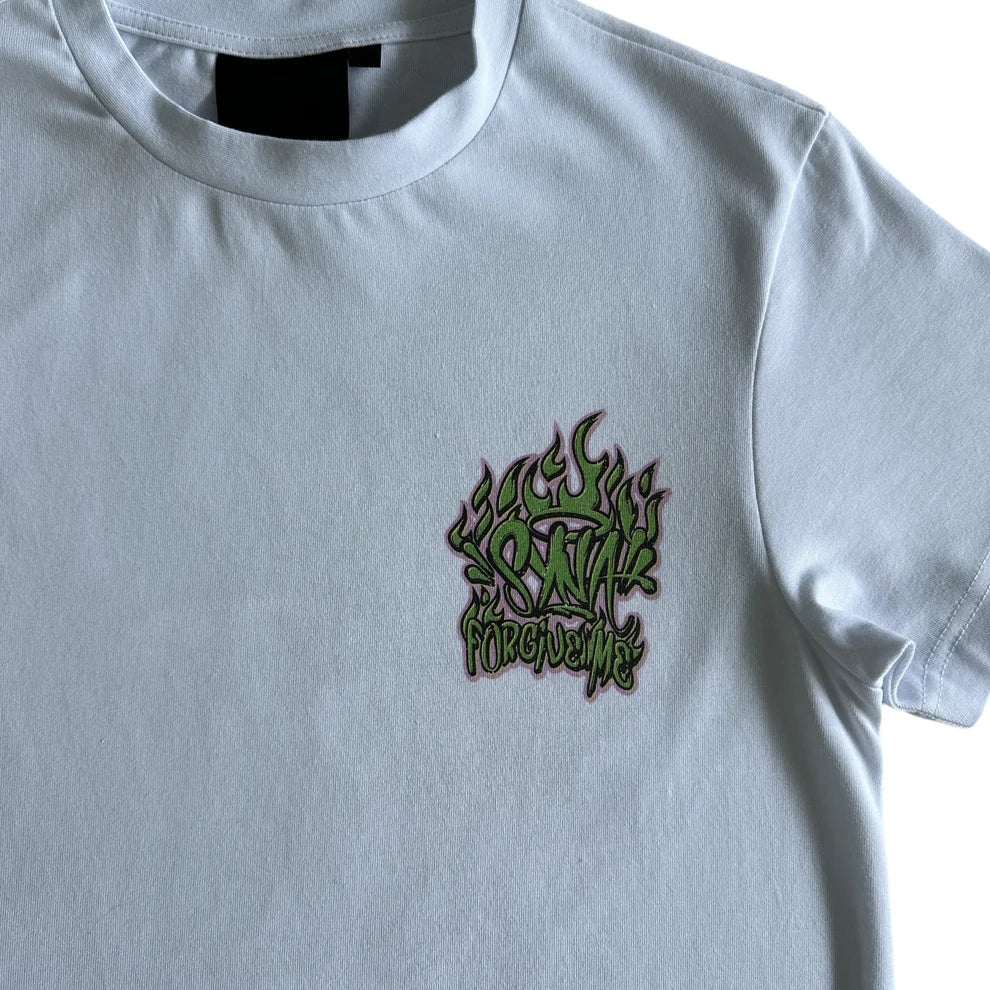 Syna World Light Tee Forgive me Short Sleeve T-shirt - White - Image 4