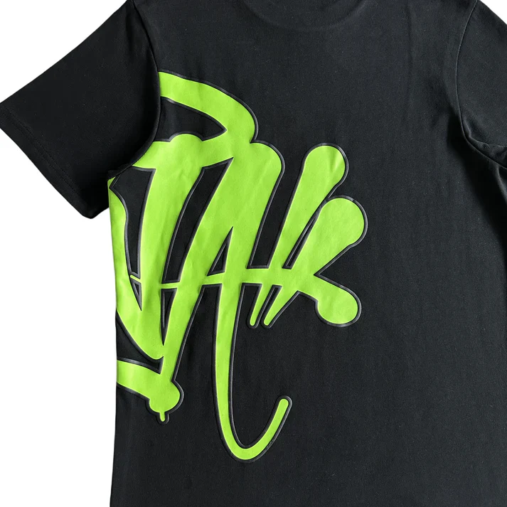 Syna World Tee Short Sleeve T-shirt - Black/Green - Image 3