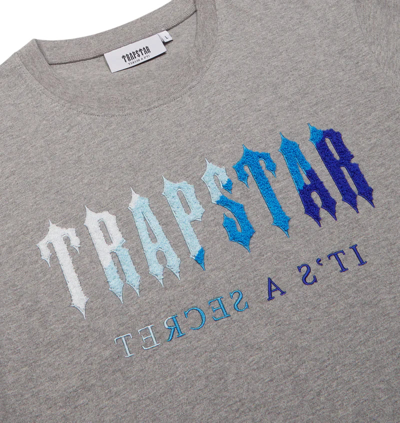 Trapstar Chenille Decoded 2.0 Short Set - Grey/Ice Flavours - Image 3