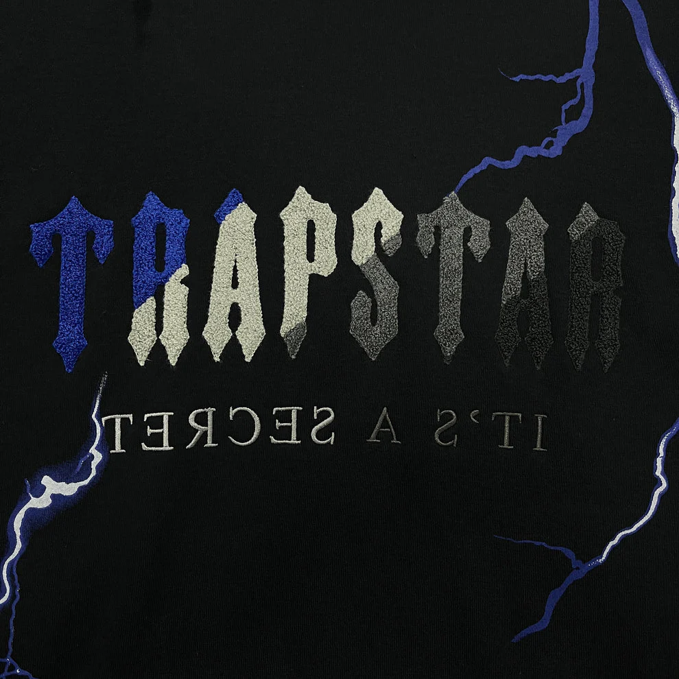 Trapstar Chenille Decoded Hooded Tracksuit - Lightning Edition - Image 3