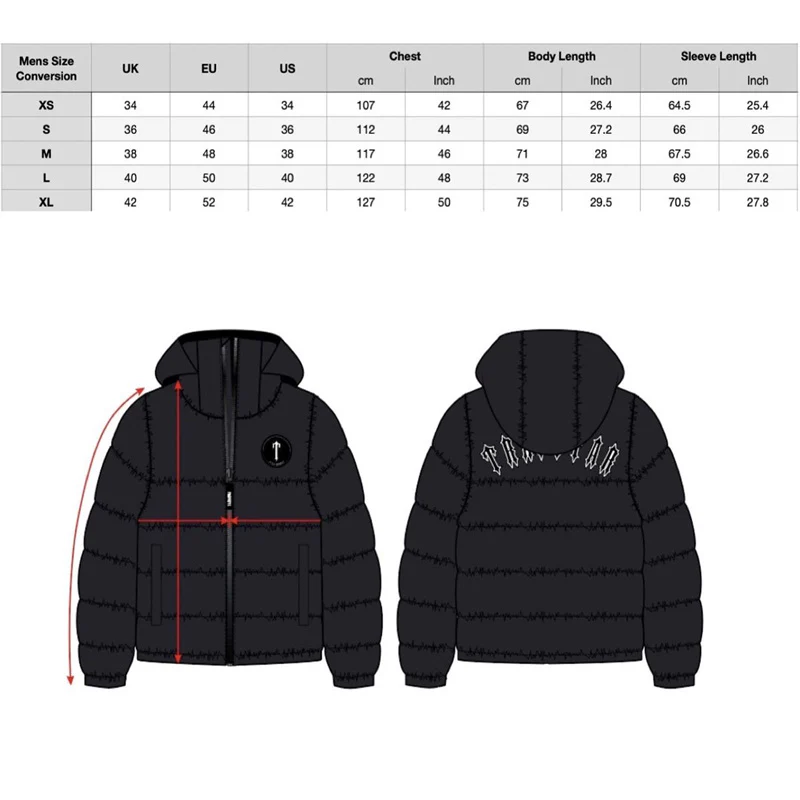 Trapstar Irongate Detachable Hooded Puffer Jacket - Black - Image 4