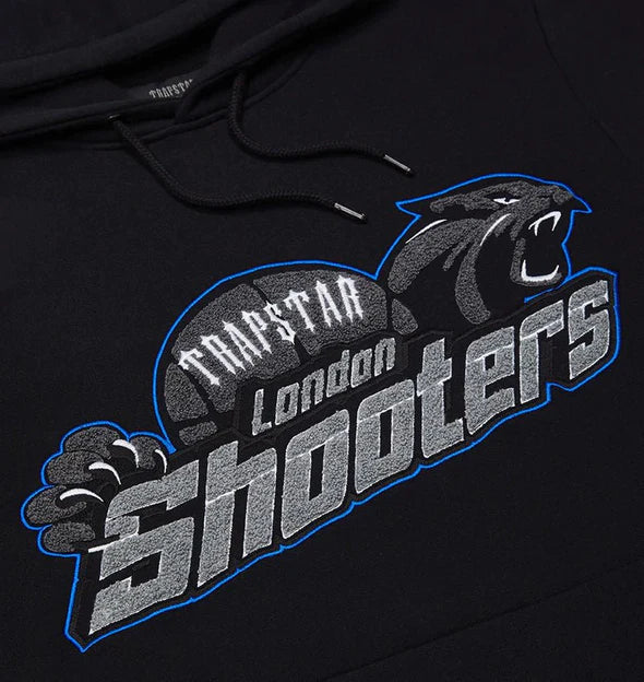 Trapstar Shooters Hooded Tracksuit - Black Ice Flavours - Image 3