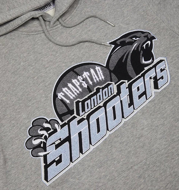 Trapstar Shooters Hooded Tracksuit - Grey / Sky Blue - Image 3
