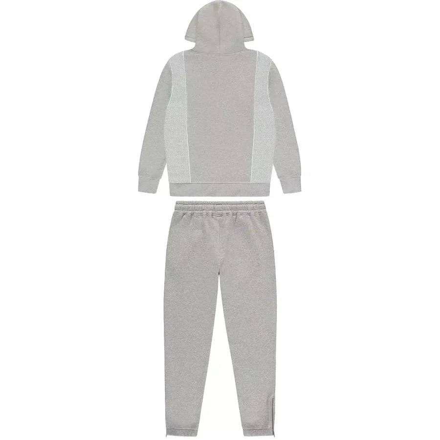 Trapstar Shooters Technical Hooded Tracksuit - Grey/Blue - Image 2