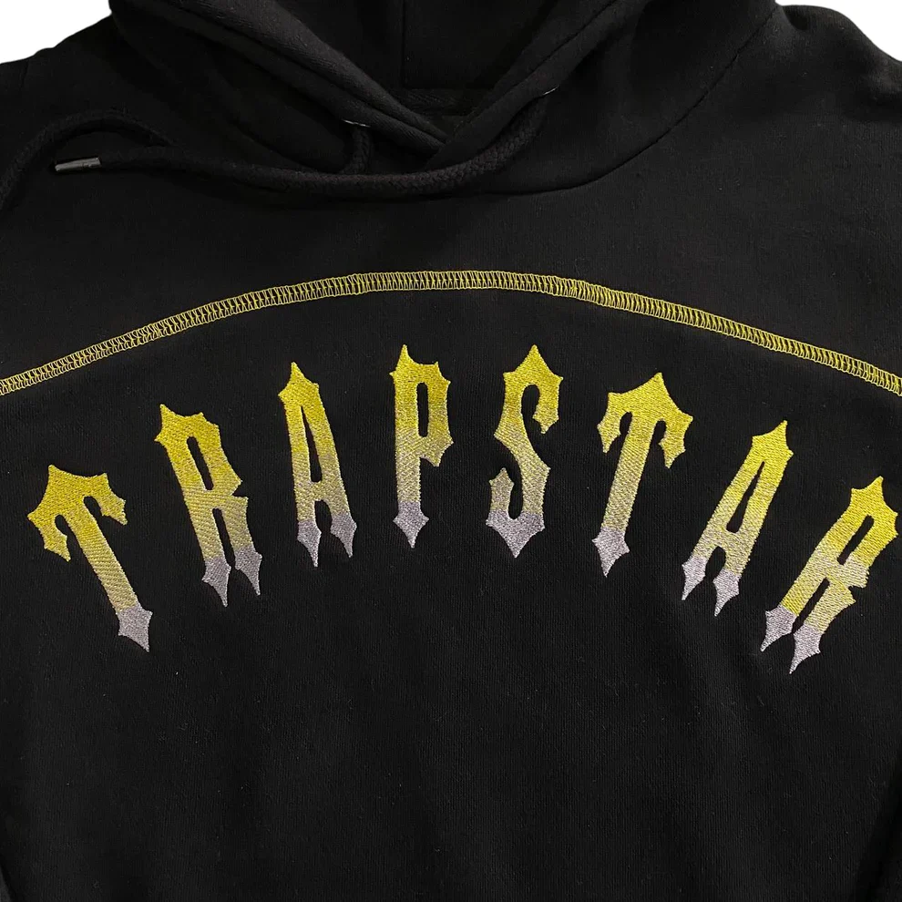 Trapstar X Central Cee Arch Pannel Gradient Tracksuit - Yellow - Image 2