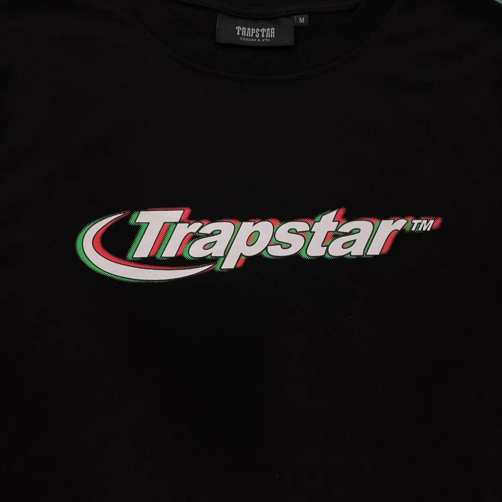 Trapstar x Italiano HyperdriveTee - Black - Image 3